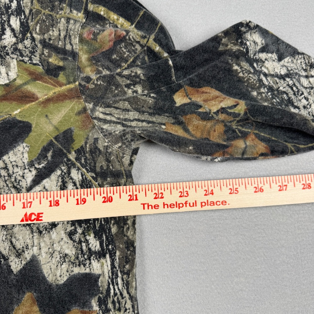 Russell Outdoors Explorer Mock Neck Camo Shirt Mens Medium Mossy Oak Break-Up - Picture 7 of 9